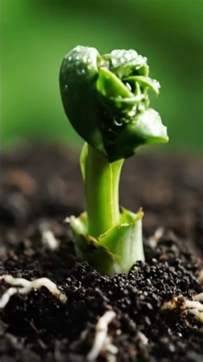 👁️ Watch plant growth time-lapse , You won't believe how this grows! 🌱 beneath the soil is amazing!