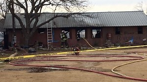 Crews battle massive fire at bar located along Blanco River