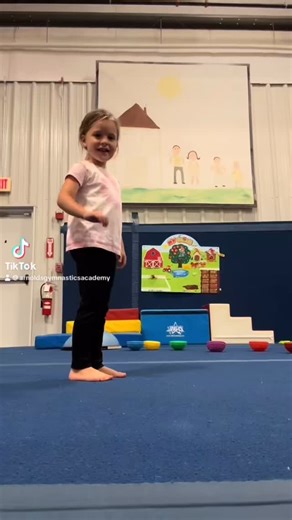 Learn how to do a forward roll and cartwheel with Millie!! Send us your attempts!💗✨ | Arnold's Gymnastics Academy