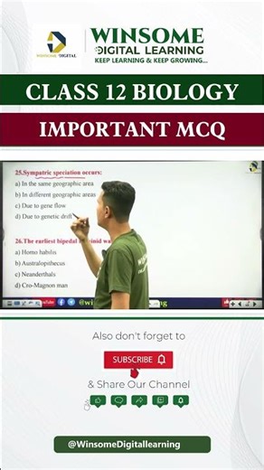 Class 12 Biology MCQs | Don’t Miss These!