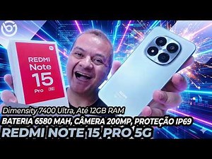 Redmi Note 15 Pro 5G | 6580 mAh Battery, 200MP Camera, IP69 Protection - Unboxing and Impressions