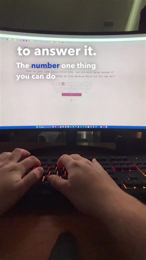 What else do you want to know? #fasttyper #monkeytype #mechanicalkeyboard #typingasmr #typingspeed