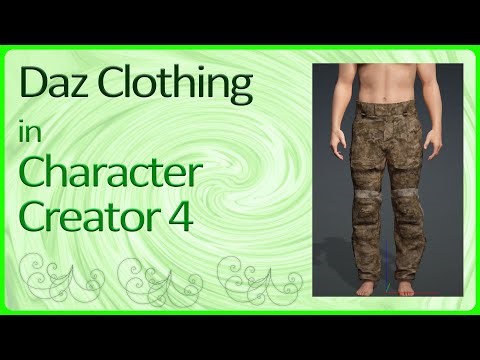 Daz Clothing in Character Creator 4