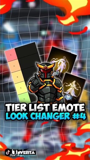 Tier list emote look changer part 4 #freefire