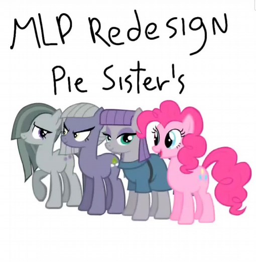 Creative Marble Pie and Mane Redesign in MLP Art