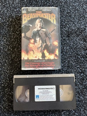 The Beastmaster VHS / Video - 1988 - Marc Singer -Tanya Roberts - Ex Rental Ver | eBay UK