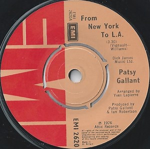 Patsy Gallant - From New York To L.A.