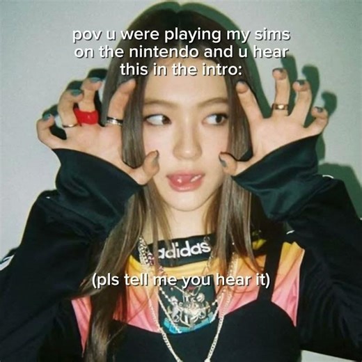 at the end your gonna hear someone say “hes gooning!” #funny #meovv #ella #gooning #mysims #nintendo