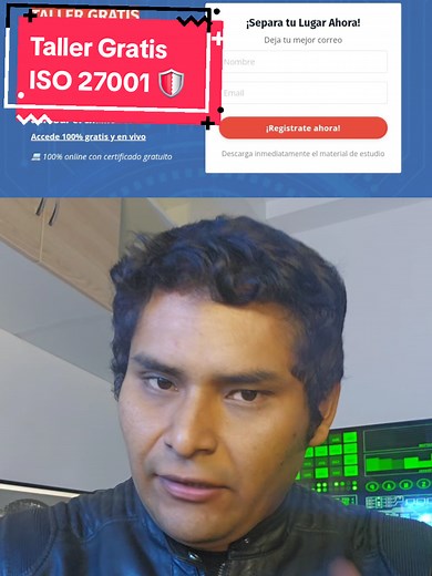 Registrate al taller gratis ISO 27001 (Incluye certificado Gratis)