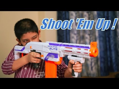 Nerf N-Strike Elite Retaliator Blaster Unboxing & Review – Perfect for Kids 5-10 Years Old! 🎯