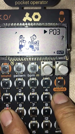 Primera vez usando una PO K.O🤔 #pocketoperator #beats