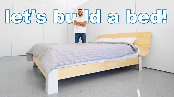 How to make mid century modern platform bed - Modern Builds