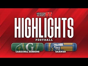 Game Highlights: Cardinal Gibbons vs. Garner football (Nov. 28, 2025)