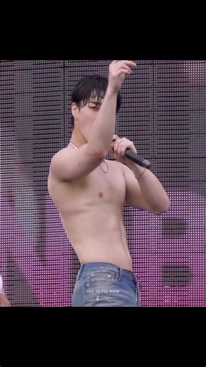 Moonbin and Sanha Shine at Busan Waterbomb Festival