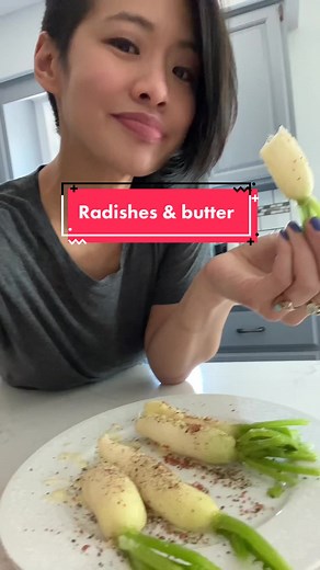 Crisp Spicy Fresh Radish Recipe with Rich Creamy Butter