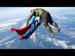 Superman vs Hulk: Shocking | Ultimate City-Breaking Battle #superman #hulk #kingmonster