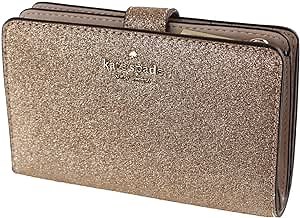 Kate Spade Wallets for Women Shimmy Glitter Wallet (Rose Gold)