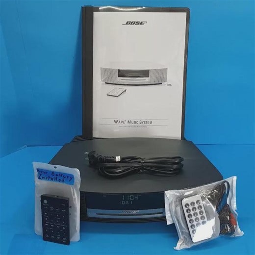 REFURBISHED, Bose Wave Radio/cd Player, Includes Remote, New 5.3 Bluetooth Adapter, Power Cord & User Manual 30 Day Warrant - Etsy
