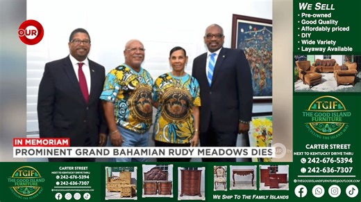 9.9K views · 79 reactions | Prominent Grand Bahamian Rudy Meadows Dies A prominent figure in the Grand Bahama community has died. Rudy Meadows passed away suddenly on Sunday morning. | Our News Bahamas | Facebook