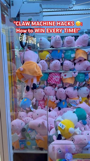 CLAW MACHINE HACKS 😊: How to WIN EVERY TIME!#viral #clawmachine #shorts #claw #arcade #timezone
