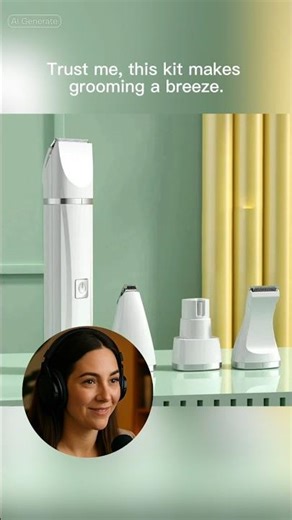 😮This 4-in-1 grooming kit is a game changer 🐾