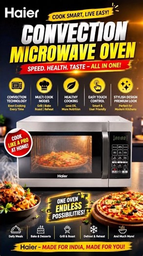 Haier Convection Microwave 30L Microwave Oven | Best Microwave Oven With Air Fryer 🔥👍🏻