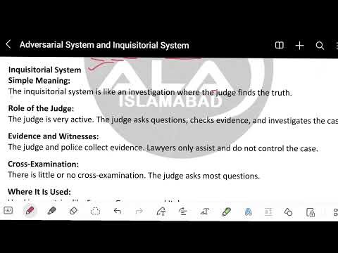 Adversarial System and Inquisitorial System | LLB SEMSTER 1 PART 1 4 YEARS | LEGAL SYSTEM