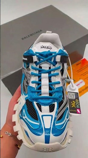 Balenciaga Track 2 Sneaker Blue White unboxing#fyp#designershoes#sneakers #balenciaga #nicekicksshop