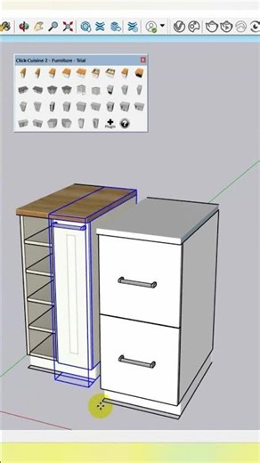 Click Cuisine 2 Furniture Plugin In Sketchup