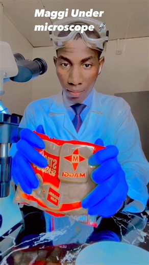How maggi look like under microscope 🔬 #maggie #maggistar #cooking #foodie #women #nigeria #foryouシ | Tukur Sa'ad