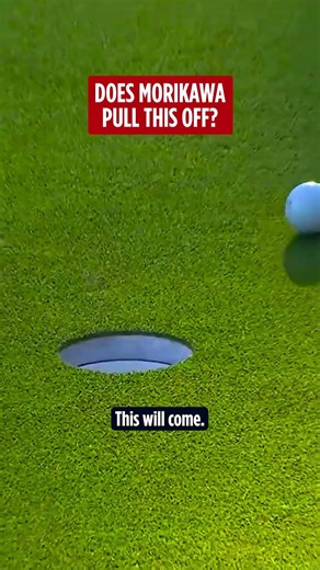 Can Morikawa MAKE this putt? 🫣