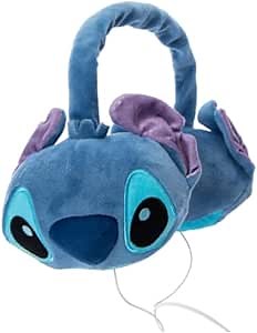 Generic 1616Holdings Stitch Plush Wired Headphones, Blue