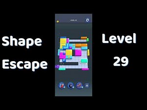 Shape Escape Level 29 Walkthrough 🧩 | Step-by-Step Guide | SolutionGuruji