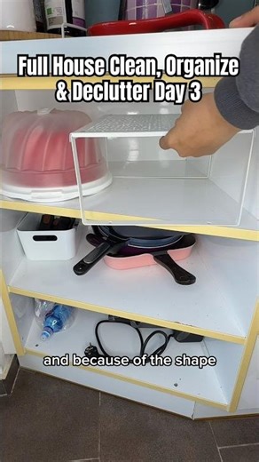 Full House Clean, Organize & Declutter | Day 3 | Kitchen - Open Shelving