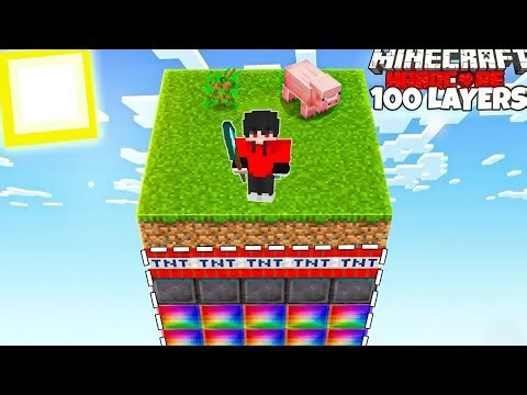 Minecraft But, I'm Trapped In a Random Layers One Chunk...!