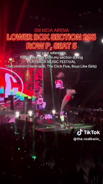 SM MOA Arena Lower Box Section 203 Seat View