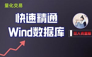 【量化交易】快速精通Wind数据库