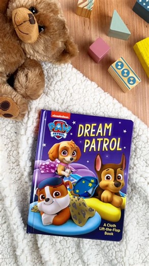 Studio Fun International on Instagram: "🌙🐾 It’s bedtime in Adventure Bay…⁠ ⁠ In PAW Patrol: Dream Patrol, your little one can tuck in with their favorite pups—Marshall, Skye, and the whole team—as they drift off to dreamland. 💤✨ With soft touch-and-feel blanket flaps and soothing rhymes, this interactive board book makes the perfect nighttime read.⁠ ⁠ Snuggles, surprises, and sweet dreams await! 💙"