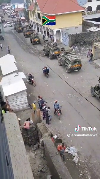 South African Special Forces in DRC Congo Convoy