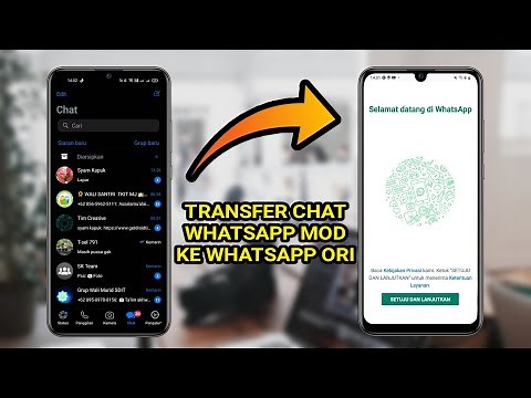 Cara Transfer Chat WhatsApp MOD Ke WhatsApp ORI
