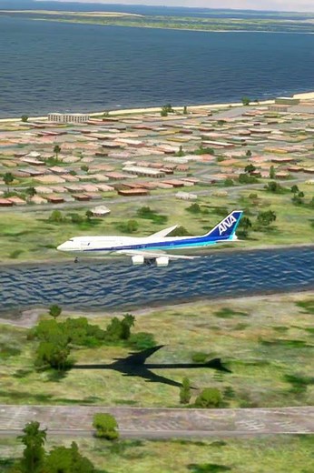 Crosswind Landing Boeing 747 #shortvideo