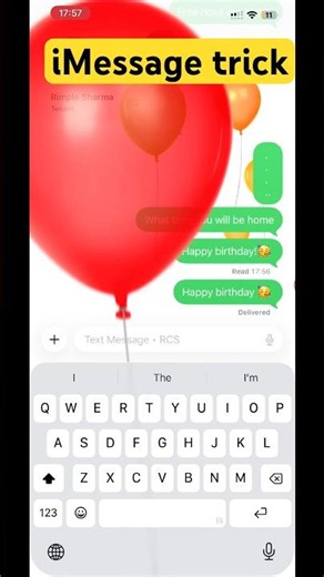 This iPhone Text Effect Will Blow Your Mind 🎈