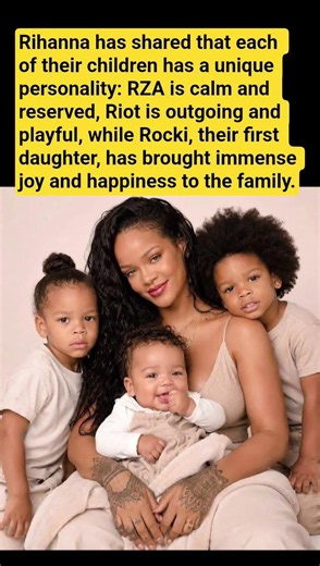 "Meet Rihanna's 3 Kids: The Adorable Family She's Building With A$AP Rocky"#rihanna#trending