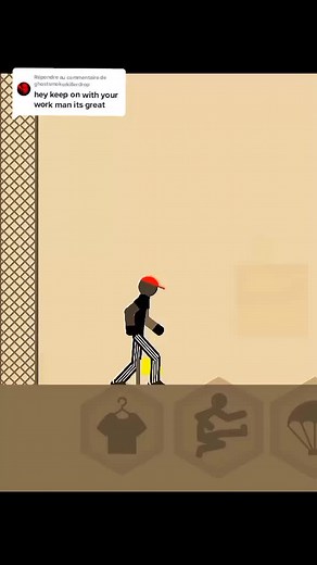 Stick Figure Running Challenge: Overcoming Obstacles