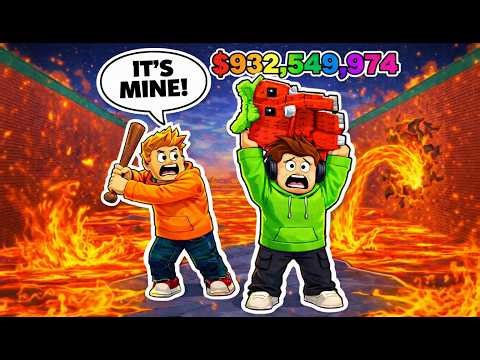 I CAN'T STOP THE LAVA! 🌋 Survive Lava for Brainrots (Roblox) | Chatur Chitru Hindi Gameplay