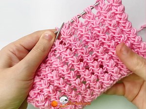 How to knit tulip stitch | Crochet&Knitting by marifu6a