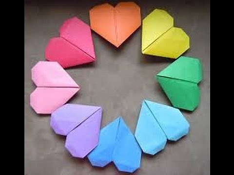 Kako napraviti srce od papira.(How to make origami heart)