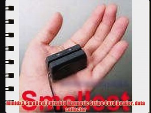 Minidx3 Smallest Portable Magnetic Stripe Card Reader data collector
