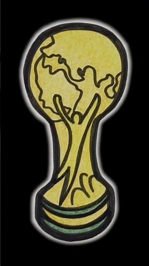 🏆 FIFA World Cup Trophy #howtodraw #drawing #drawingtutorial #art #myartistkid #fifa #worldcup