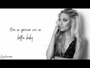 Sofia Karlberg - Genie In A Bottle (Lyrics)